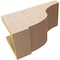 Ekena Millwork 6"W x 12"D x 6"H Wide Van Buren Rough Cedar Woodgrain TimberThane Corbel, Primed Tan CORUR06X12X06VANRCPR - alternate 4